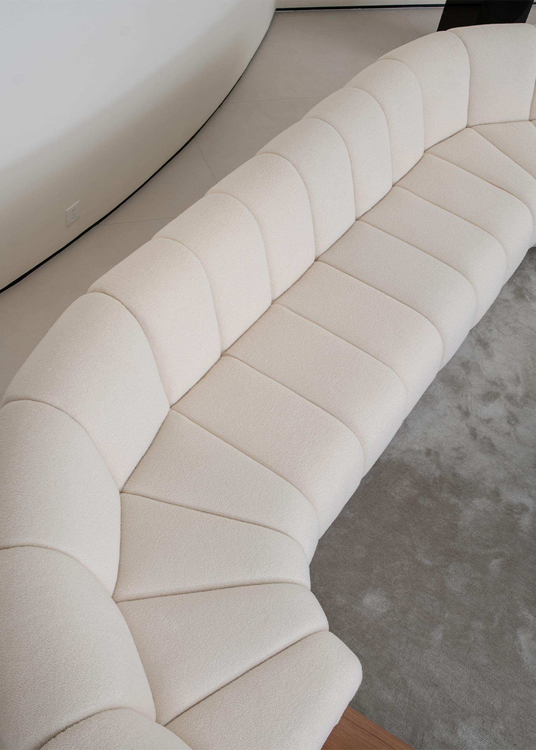 Curved Zyona Sofa