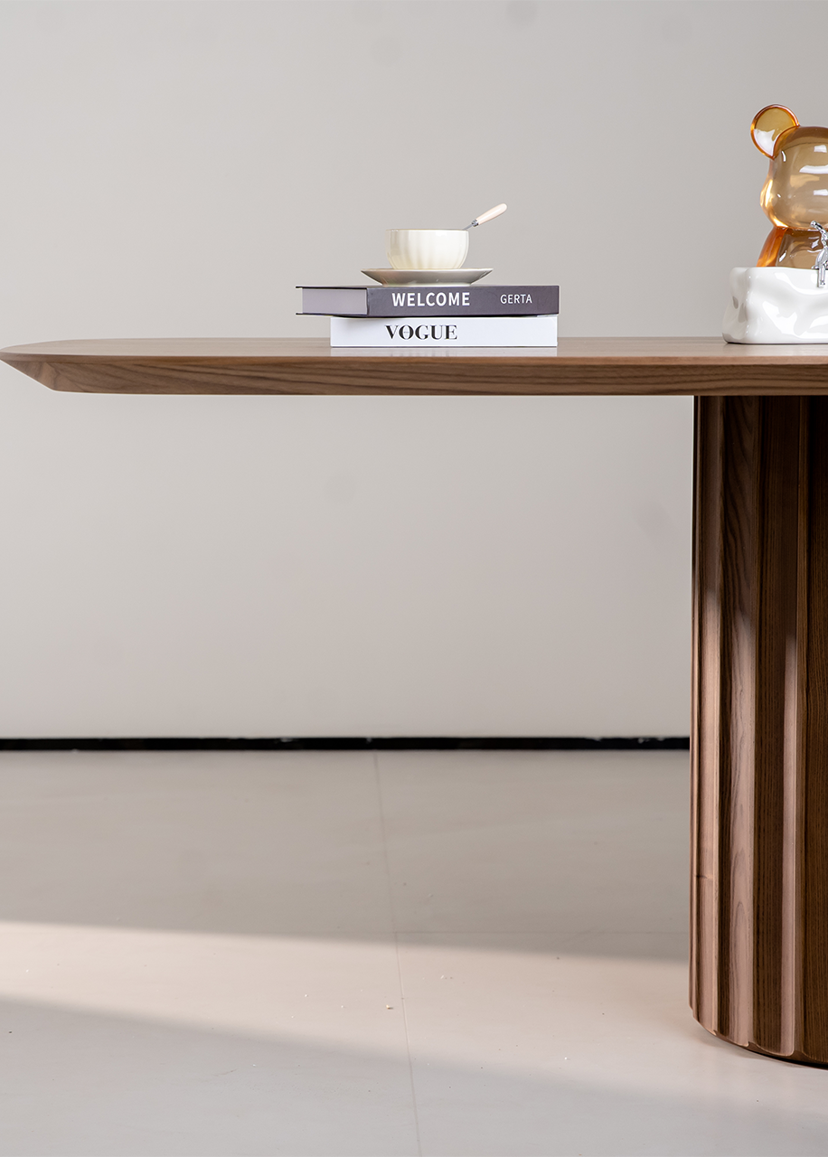 Walnut Veneer Dining Table