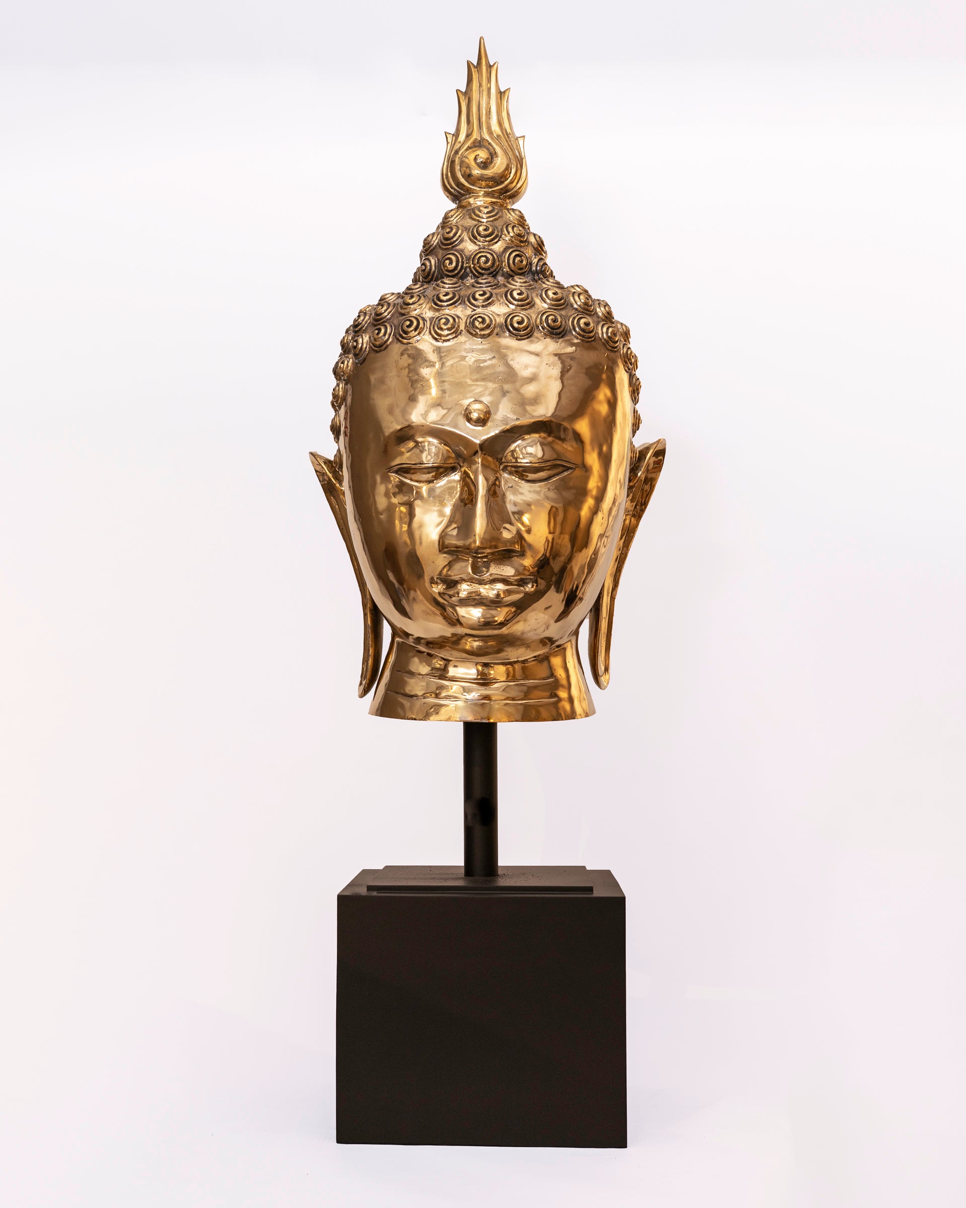 Thai Buddha Head w/ Stand