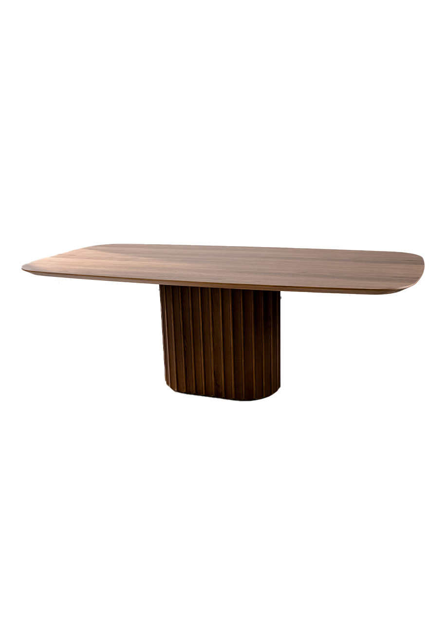 Walnut Veneer Dining Table