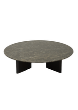 Natural marble with wooden base Coffee Table
