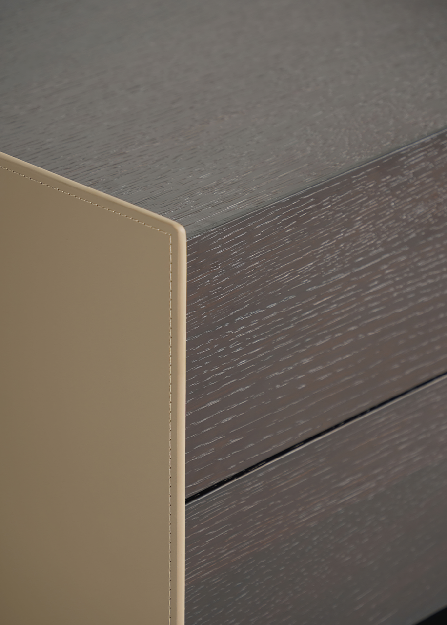 Night Stand Table with microfiber leather